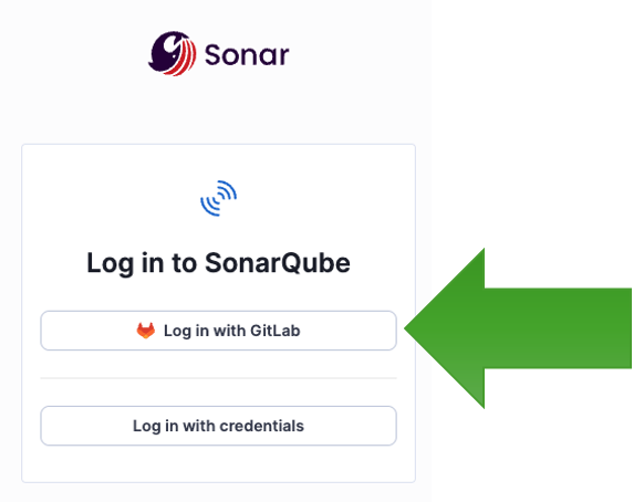 Login no SonarQube